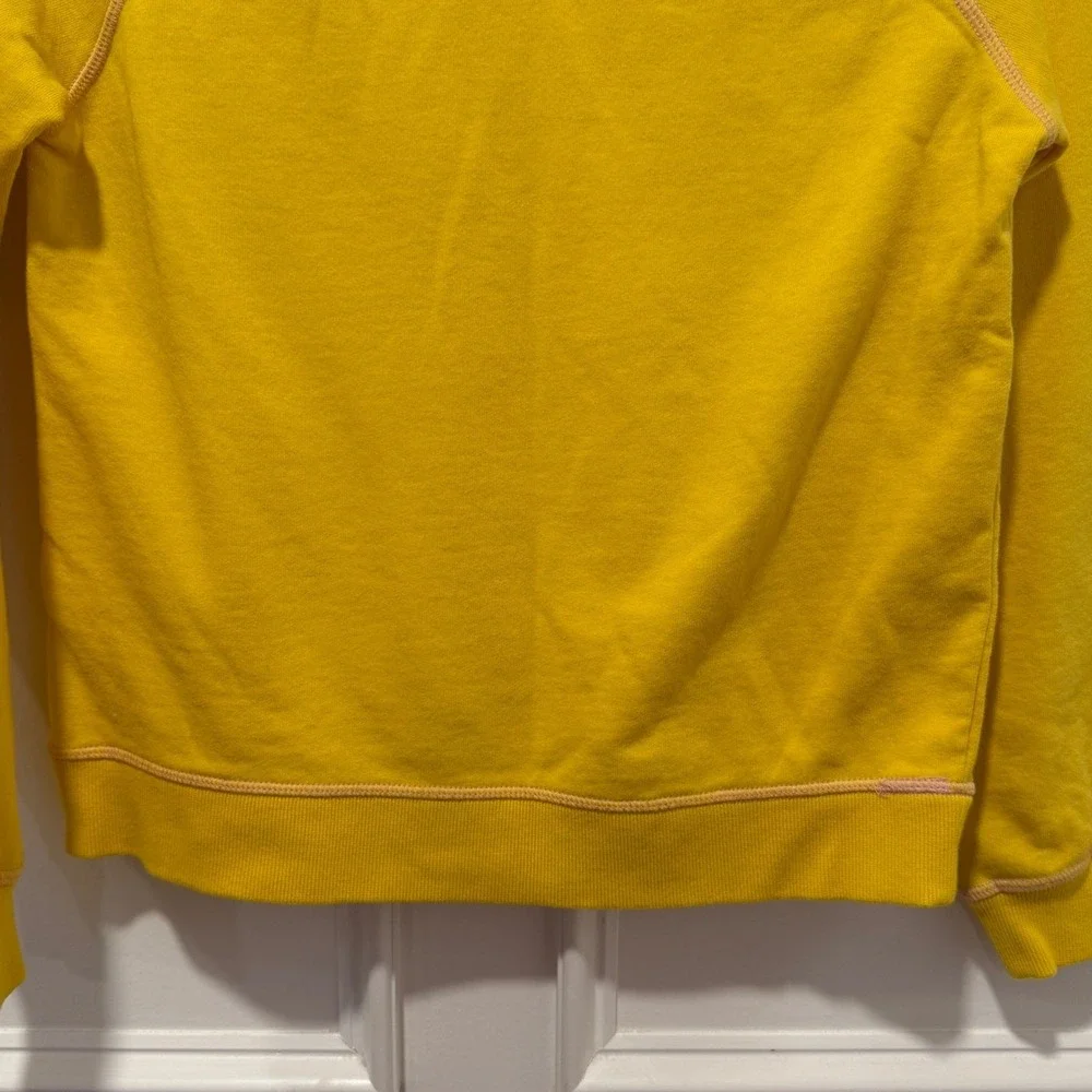 LEGO x Target Women's Size XS Yellow‎ Sweatshirt Embossed Minifigure Face Casual